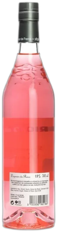 image du vin Liqueur de Rose Briottet