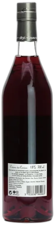 image du vin Crème de Cerise Briottet