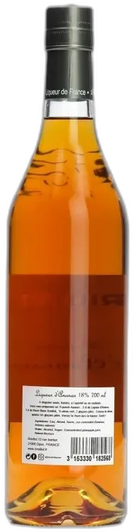 vue du vin Liqueur d’Ananas Briottet