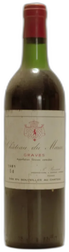photo du vin Château du Marais, Graves