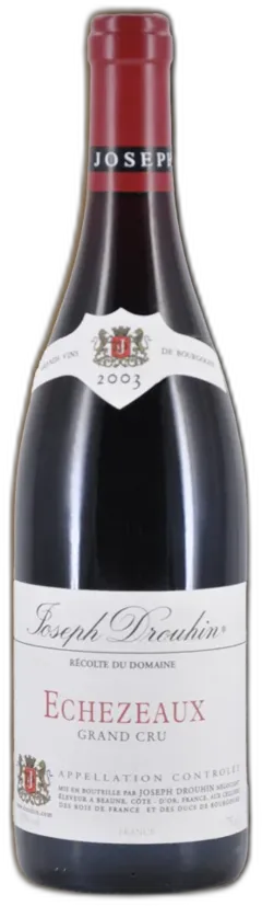 vue du vin Échezeaux Grand Cru 2003