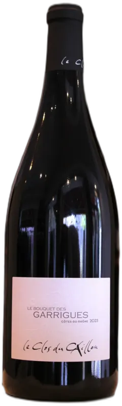 capture du vin Cotes du Rhone "le Bouquet des Garrigues" 2023 le Clos du Caillou
