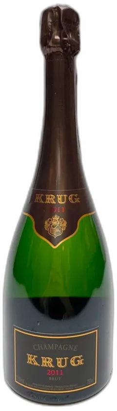 vue du vin Champagne Krug Vintage 2011 Brut