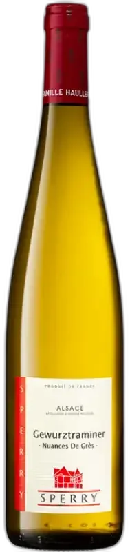 capture du vin Gewurztraminer Nuances de Grès 2022 Pierre Sperry