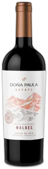 illustration du vin Malbec Estate Argentine 2022 Doña Paula