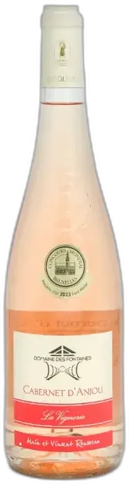 image du vin Cabernet d’Anjou "la Vignerie" 2024 Domaine des Fontaines