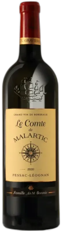 capture du vin Pessac-Léognan le Comte de Malartic 2020 Famille Bonnie