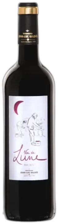 illustration du vin Cahors 2022 Vin de Lune Famille Baldès