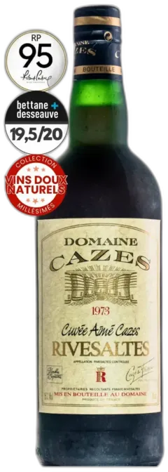 photos du vin Rivesaltes 1973 'Cuvée Aimé Cazes' Domaine Cazes