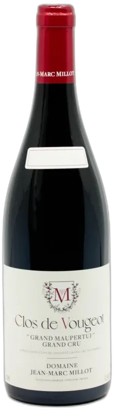 illustration du vin Clos Vougeot Grand Maupertui
