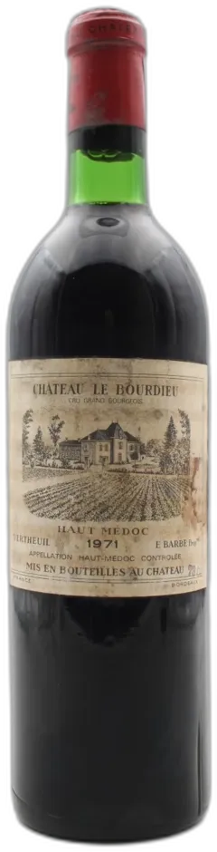 photos du vin Château le Bourdieu 1971