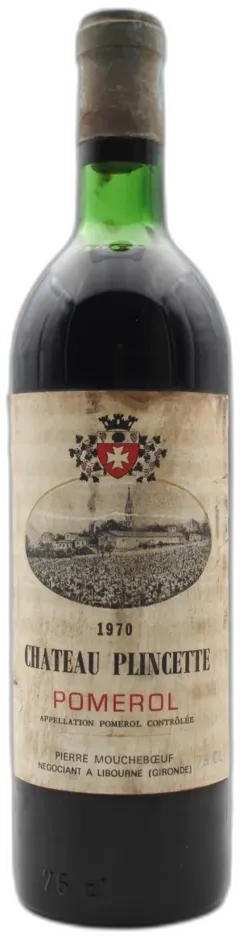photo du vin Château Plincette 1970