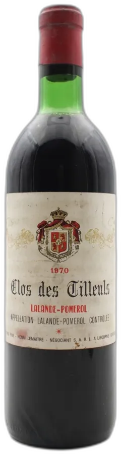 photo du vin Clos des Tilleuls 1970