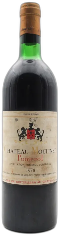 photo du vin Château Moulinet 1978