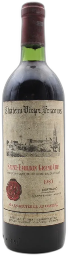 illustration du vin Château Vieux Lescours 1983