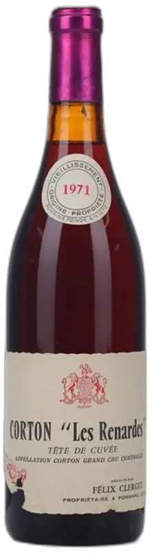 photo du vin Corton Renardes Tete de Cuvee