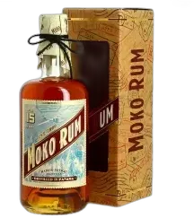 photos du vin Rhum Moko 15 Ans Rhum Traditionnel du Panama Fini en Fût de Cognac