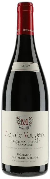 photo du vin Clos-de-Vougeot Grand Cru Grand Maupertui 2022