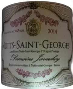 photo du vin Nuits-Saint-Georges Magnum 2014 Javouhey Rouge