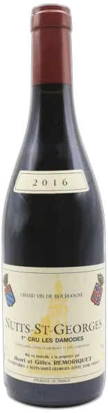 image du vin Domaine Remoriquet Nuits Saint Georges Grappes Entières