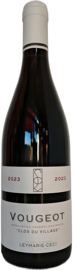 illustration du vin Vougeot Rouge Clos du Village 2023 Dom Leymarie c E.C