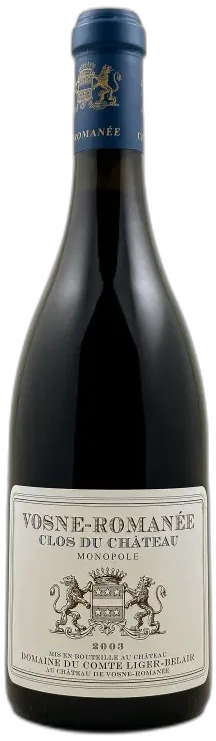 illustration du vin Comte Liger-Belair Vosne Romanée "Clos du Château" 2003