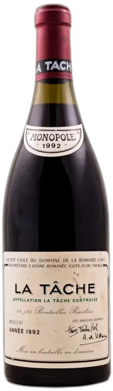 illustration du vin la Tâche