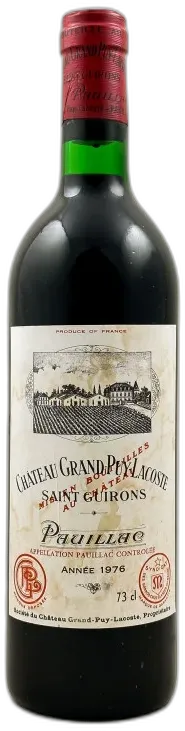 capture du vin Grand Puy Lacoste