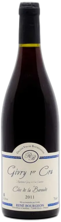 photos du vin Bourgeon Rene Givry 1er Cru Clos de la Baraude 2011