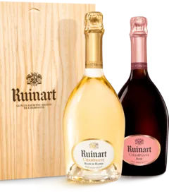 image du vin Duo Ruinart Blanc de Blancs et Ruinart Rosé