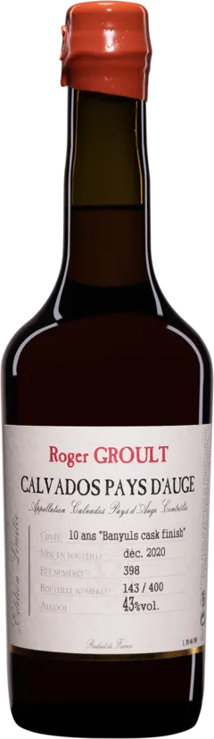 photo du vin Roger Groult Calvados du Pays d'Auge "10 Ans Fût d'Affinage Banyuls"