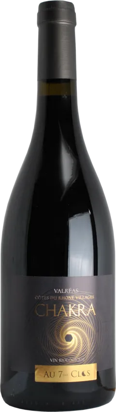 photo du vin Chakra Valréas Côtes du Rhône Villages Domaine au 7ème Clos Bio