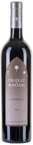 illustration du vin Aop les Baux de Provence Rouge la Chapelle Chateau Romanin 2020 Bio