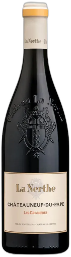 vue du vin Aop Chateauneuf du Pape les Granieres de la Nerthe 2020 Bio