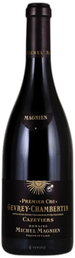 photo du vin Aop Gevrey Chambertin 1er Cru Cazetiers Michel Magnien 2021 Bio