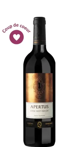 image du vin Lussac-Saint-Émilion Apertus Cheval Quancard
