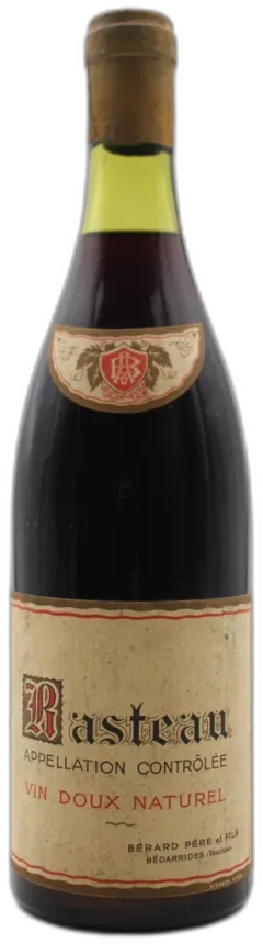 illustration du vin Rasteau Bérard Années