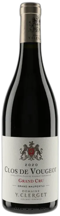 photo du vin Clos-de-Vougeot Grand Cru Grand Maupertui 2020