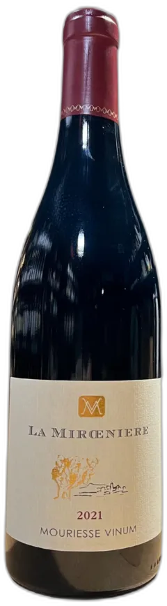 photo du vin la Miroenière Rouge Igp Pays de Gard Rouge Domaine Mouriesse Vinum 2021
