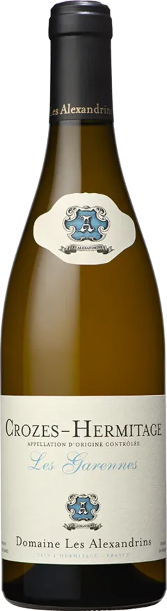 vue du vin Domaine les Alexandrins Crozes Hermitage les Garennes 2023