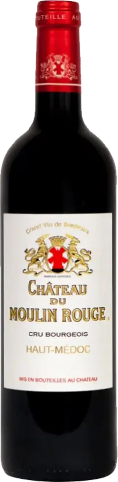 vue du vin Château du Moulin Rouge 2018 Cru Bourgeois Supérieur