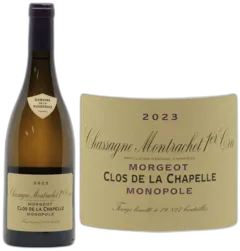vue du vin Chassagne-Montrachet 1er Cru Blanc Morgeot "Clos de la Chapelle"