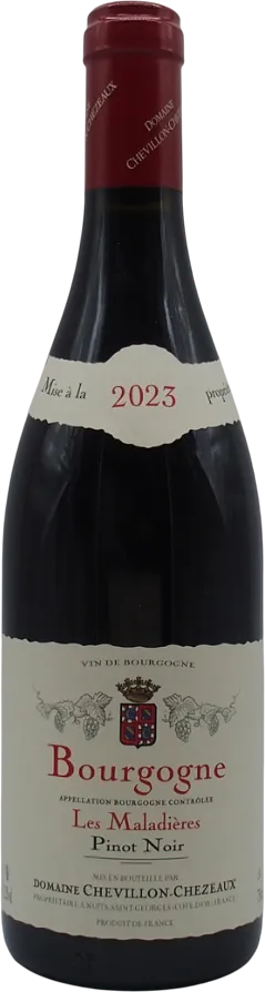 illustration du vin Bourgogne Pinot Noir "les Maladières" 2023