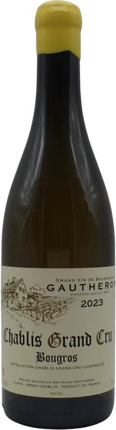 capture du vin Chablis Grand Cru Bougros 2023
