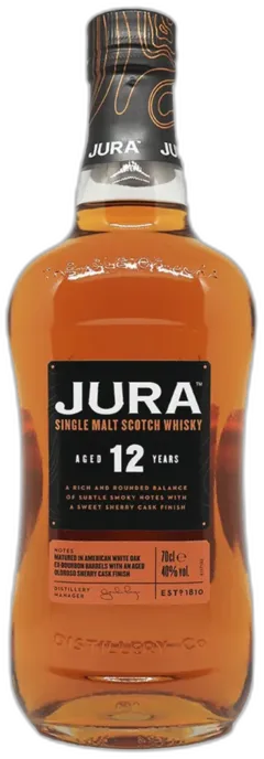 photo du vin 12 Ans Single Malt Whisky Isle of Jura