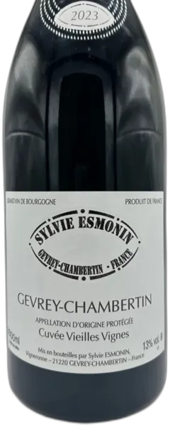 vue du vin Cuvée Vieilles Vignes