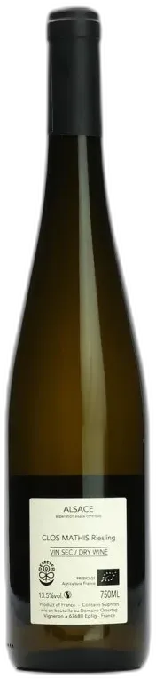 aperçu du vin Riesling Clos Mathis Domaine Ostertag