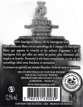 photos du vin Peneau Sec Blanc