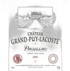 capture du vin Grand Puy Lacoste