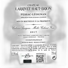photo du vin Larrivet Haut Brion Rouge